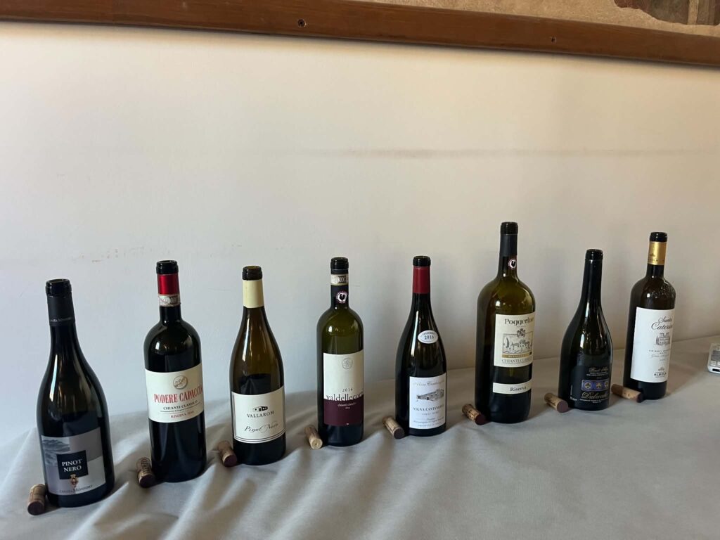 tutti i vini protagonisti alla degustazione del Trentino di Radda nel Bicchiere
